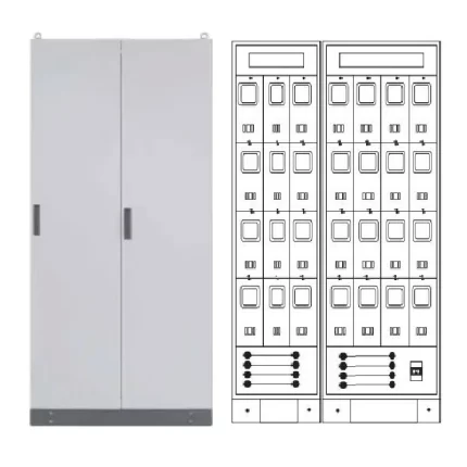 Dikili Tip 28 Monofaze Sayaçlı Pano (1250x1900x350) mm TMŞ Girişli