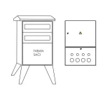 FP-1510 Ayaklı Tip Şantiye Panosu 30 Otomat, 4 Trifaze Priz + 4 Monofaze Priz Yeri (400x1000x170) (1 mm)