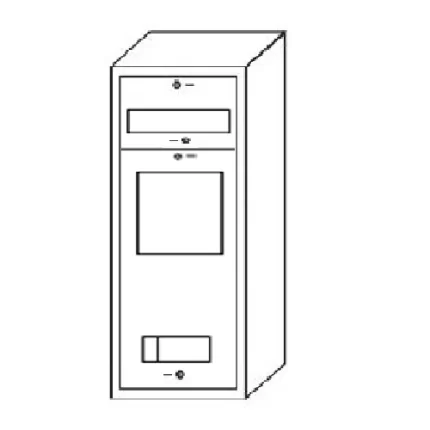 FP-1602 Duvar Tipi Sıva Üstü 1 Trifaze Sayaç Panosu 20 Otomat Yeri mevcuttur. (220x700x150 mm) Ölçülerindedir. Saç Kalınlığı (0,8 mm)